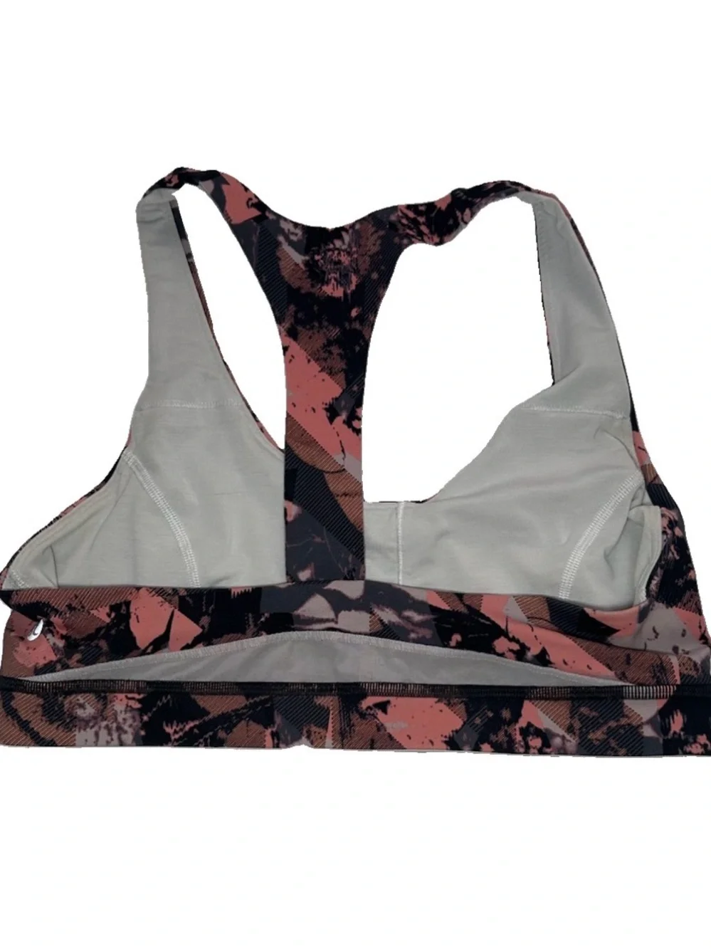 Lululemon Floral Sports Bra - Pink/Black